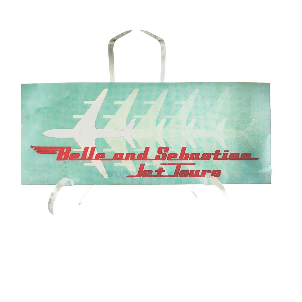 Vintage Belle & Sebastian Jet Tours Vinyl Bumper Sticker Banchory.net Banchory